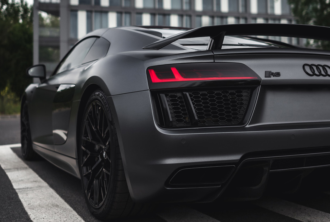 Audi R8 shoowroom ferrita sweden