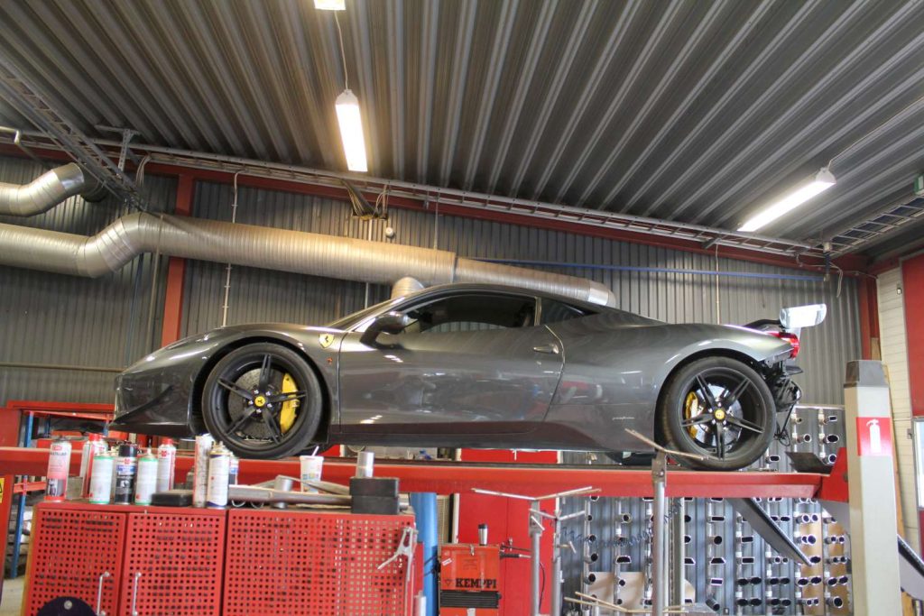 Ferrari 458 showroom ferrita sweden