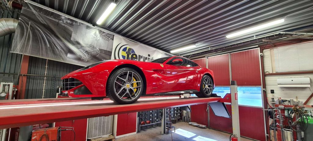 Ferrari F12 showroom ferrita sweden
