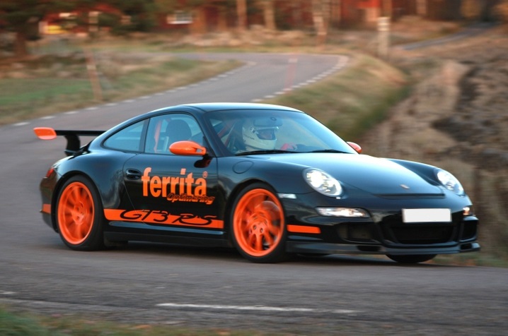Porsche 997 showroom ferrita sweden