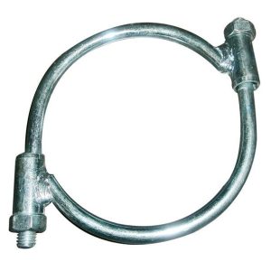 Galvaniserad cirkelklamma Ø107 mm (4")