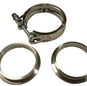 Rostfri V-bandsklamma 4"