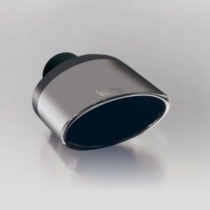 Oval 120 x 80mm Anlsutning id  Ø 63,5mm